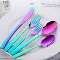 Portable 5PCS Stainless Steel Tableware Set